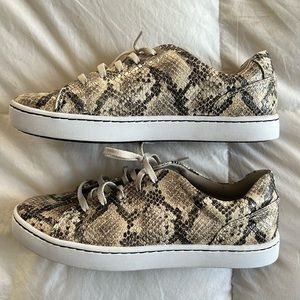 Clarks Snakeskin Sneakers